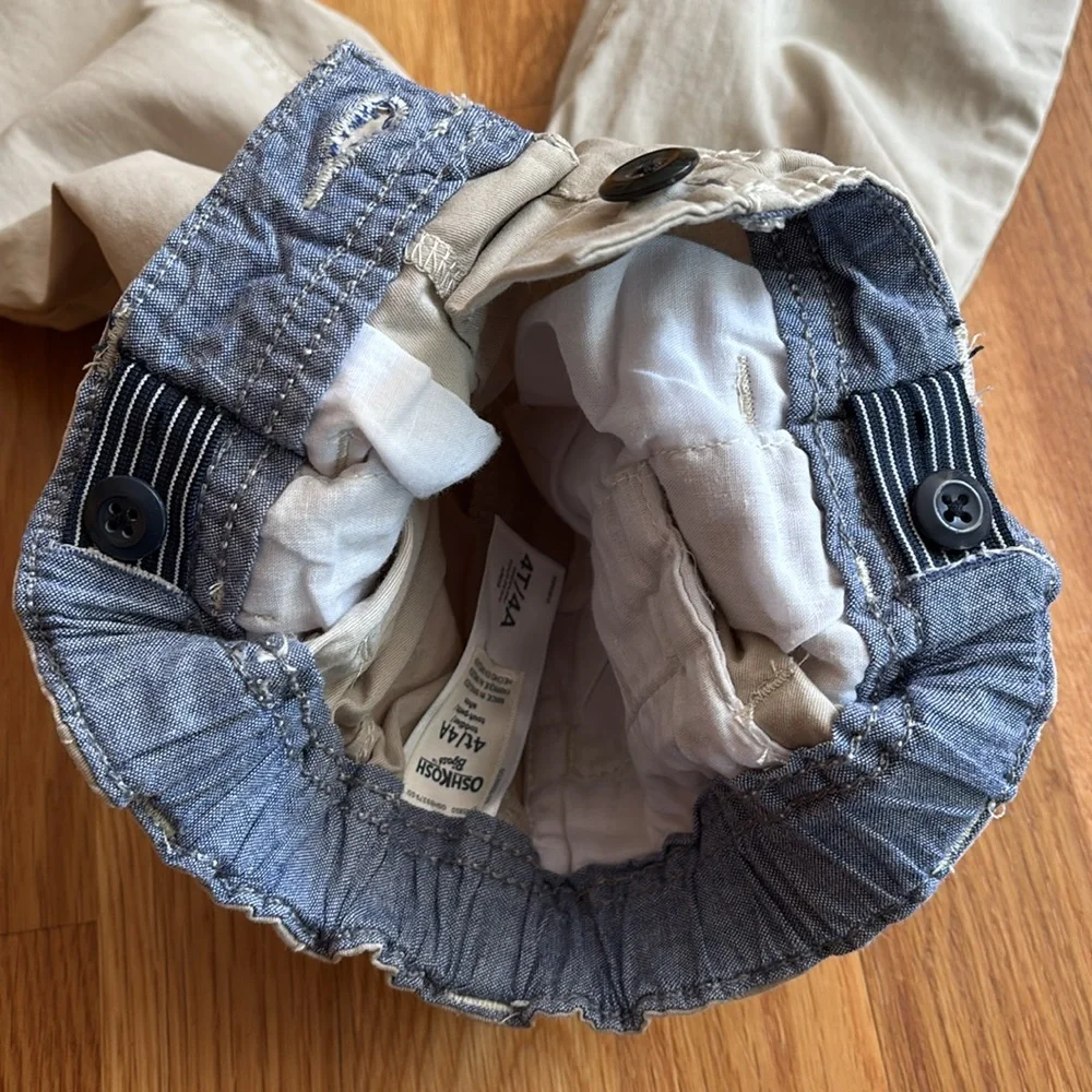 4T OshKosh B’Gosh Khaki Pants